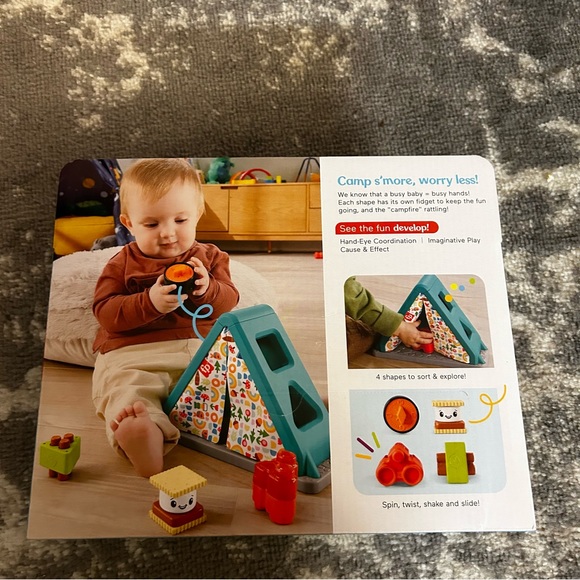 Fisher-Price S’mores 5 Piece Camping Tent Set (NEW) - Picture 4 of 4